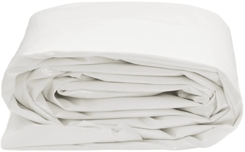 Tentinis audinys 650g / m² Balta 1,5 x 10 m Drobė su PVC danga