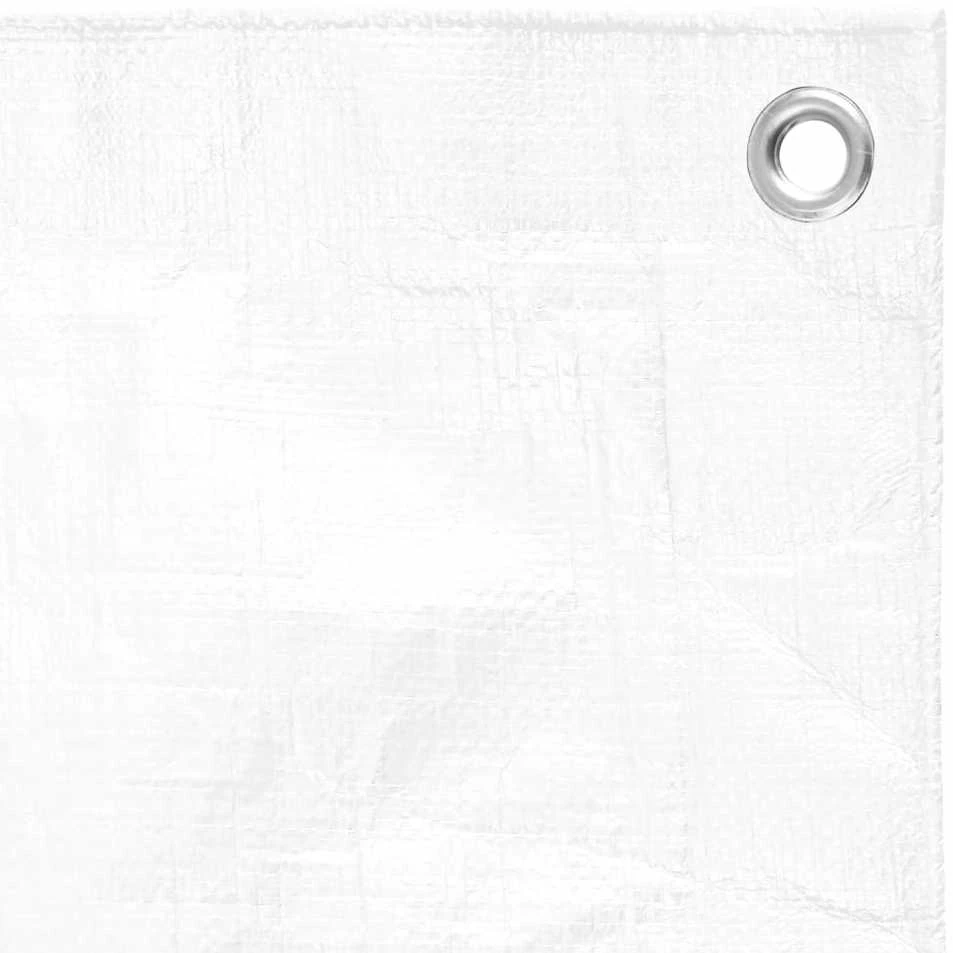 Tentas, baltos spalvos, 4x8m, 180g/m², HDPE