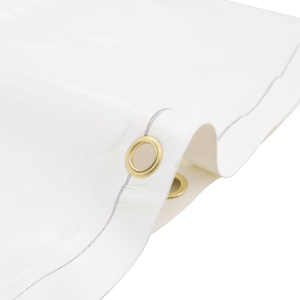 Tentas, baltos spalvos, 5x7m, 650g/m²