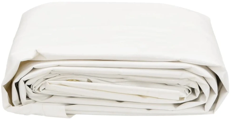 Tentas, baltos spalvos, 5x7m, 650g/m²