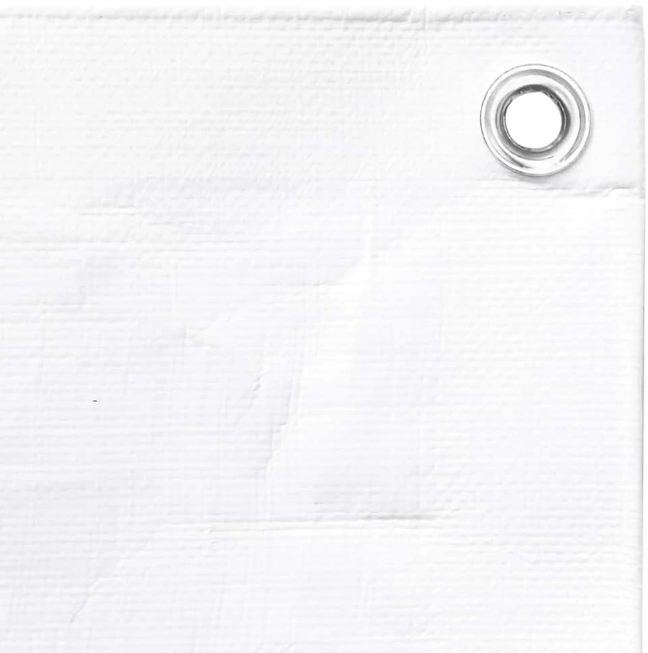 Tentas, baltos spalvos, 6x10m, 260g/m²
