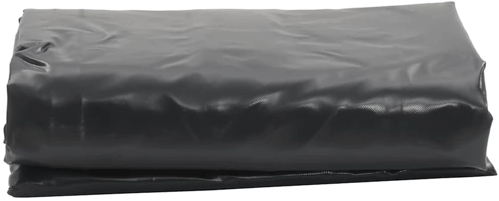 Tentinis audinys 650g / m² Juoda 1 x 2,5 m Drobė su PVC danga