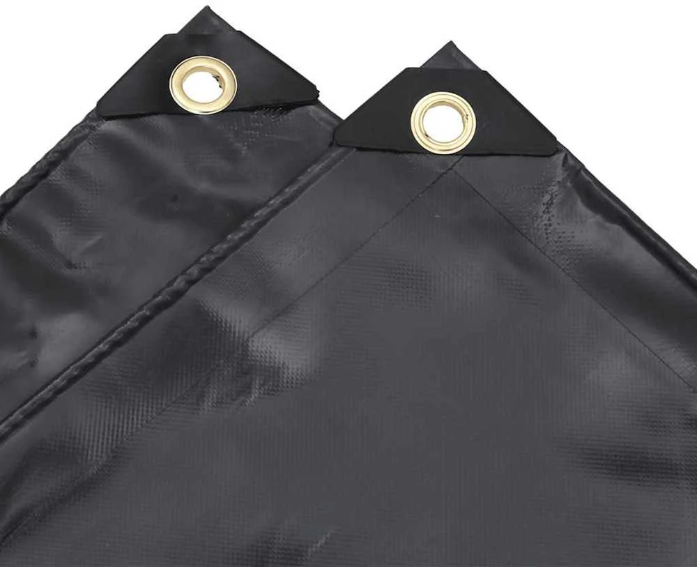 Tentas, juodos spalvos, 1x2,5m, 650g/m²