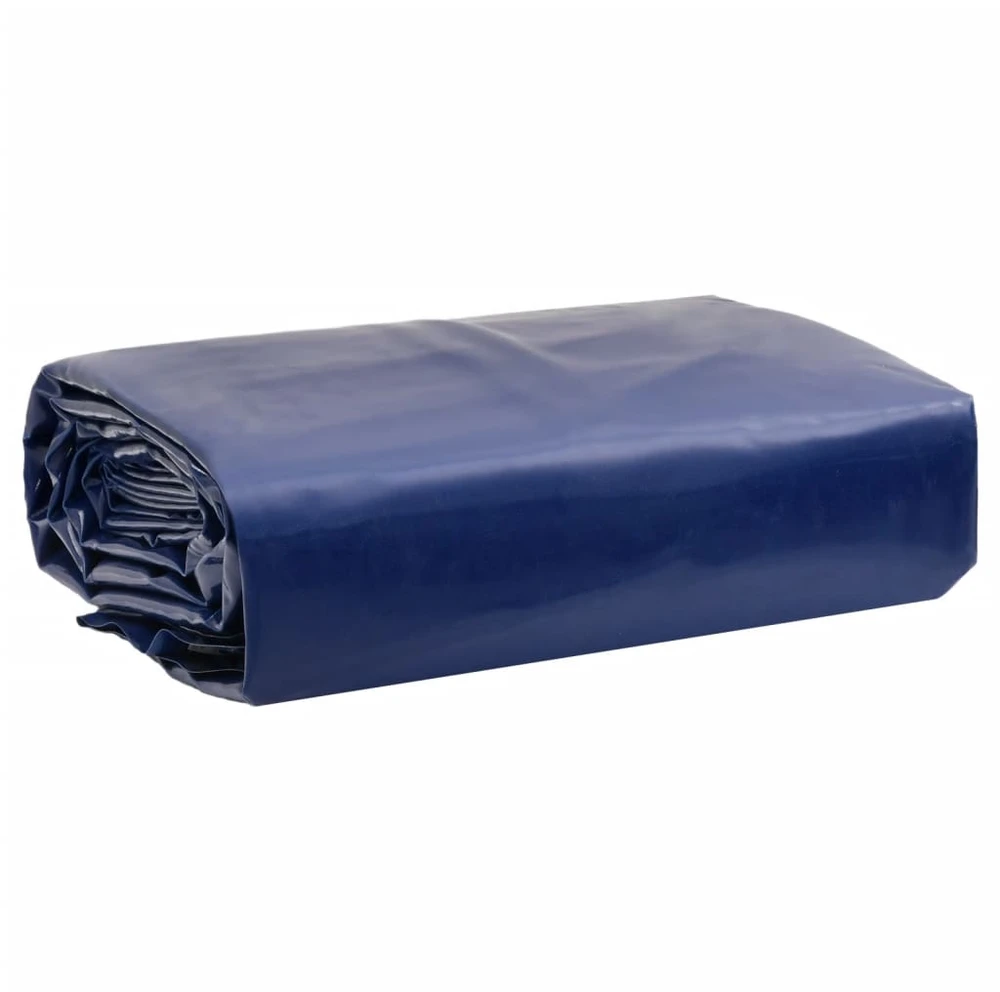Tentinis audinys 650g / m² Mėlyna 1,5 x 6 m Drobė su PVC danga