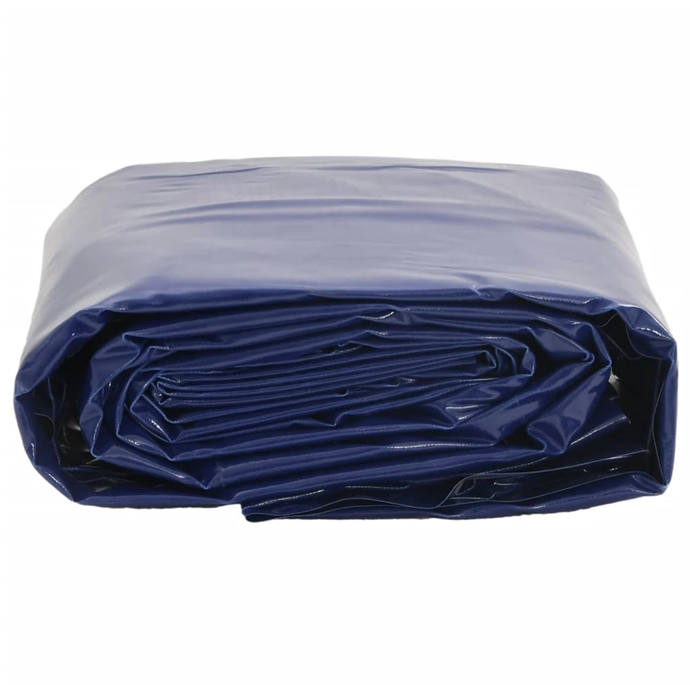 Tentinis audinys 650g / m² Mėlyna 1,5 x 6 m Drobė su PVC danga