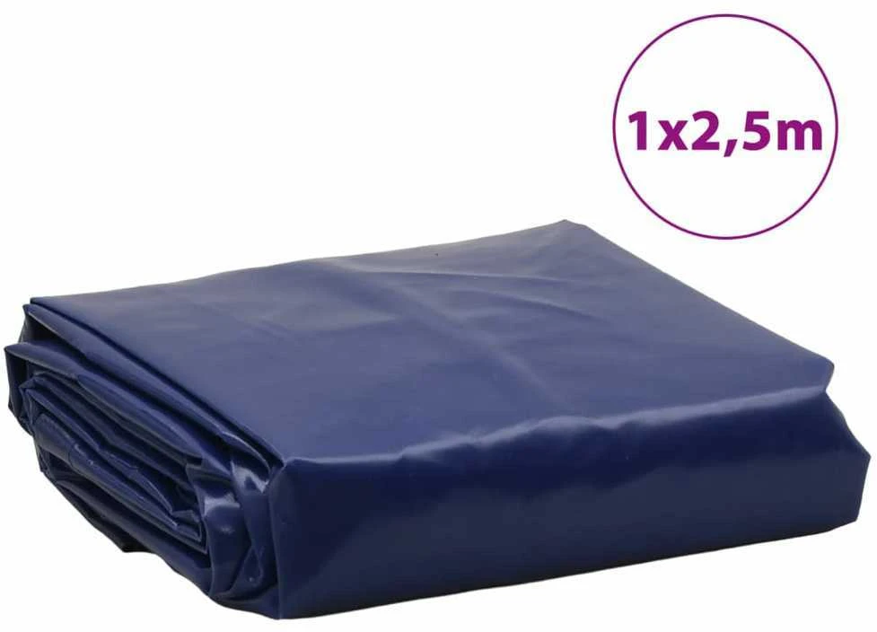 Tentas, mėlynos spalvos, 1x2,5m, 650g/m²
