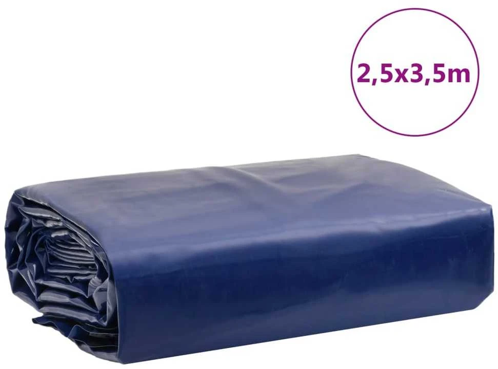 Tentas, mėlynos spalvos, 2,5x3,5m, 650g/m²