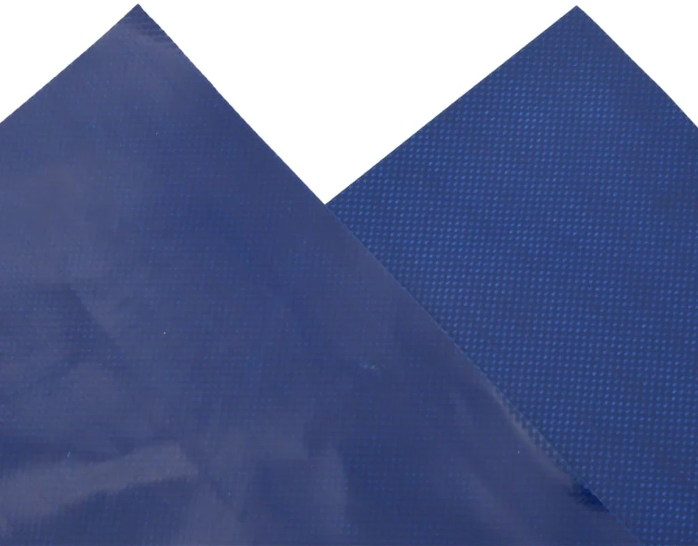Tentinis audinys 650g / m² Mėlyna 6 x 8 m Drobė su PVC danga