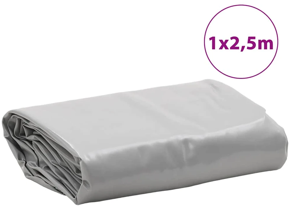 Tentas, pilkos spalvos, 1x2,5m, 600g/m²