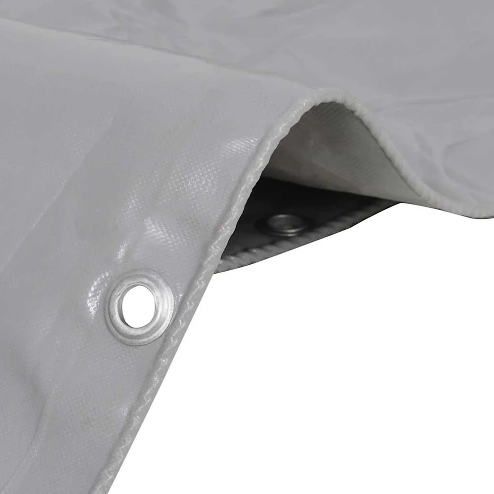 Tentas, pilkos spalvos, 3x5m, 650g/m²