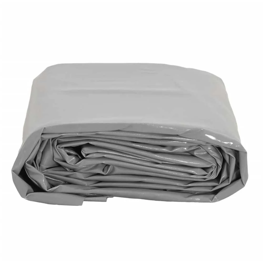 Tentas, pilkos spalvos, 3x6m, 600g/m²