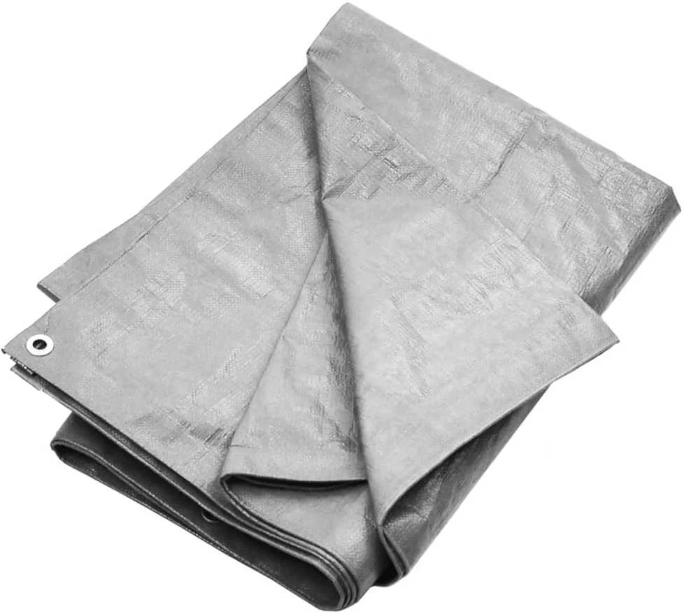 Tentas, pilkos spalvos, 4x6m, 180g/m²