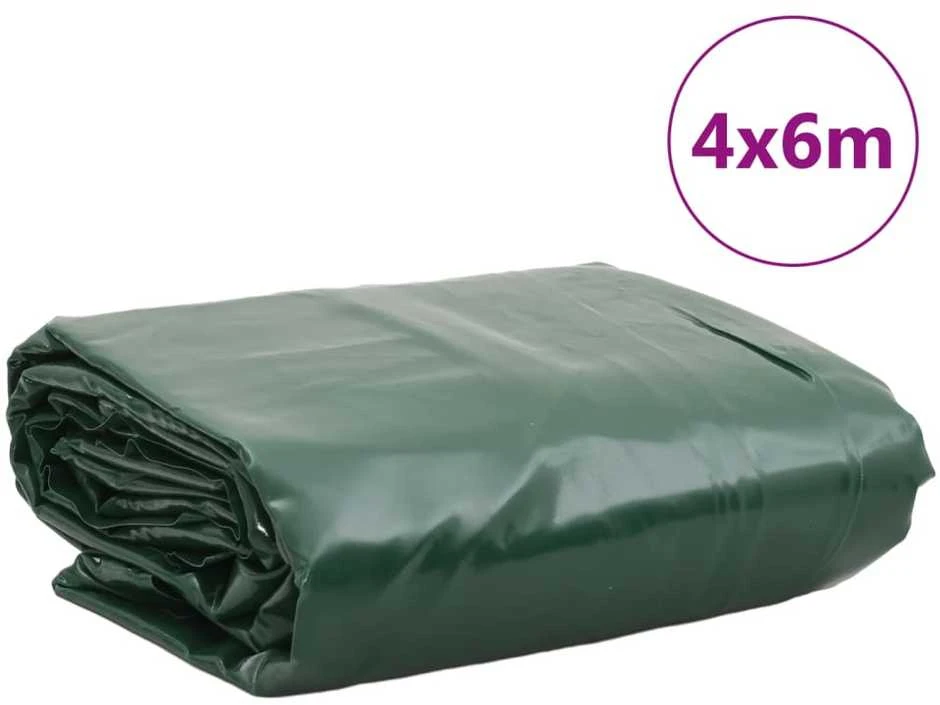 Tentas, pilkos spalvos, 4x6m, 650g/m²