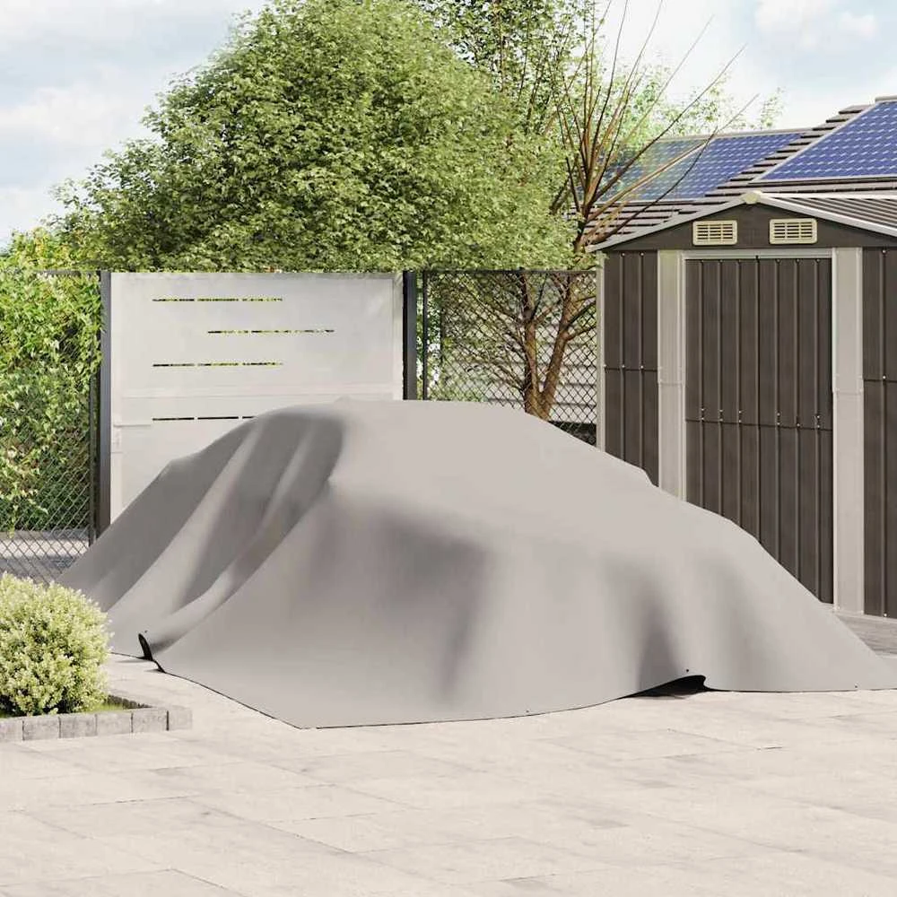 Tentas, pilkos spalvos, 5x7m, 650g/m²