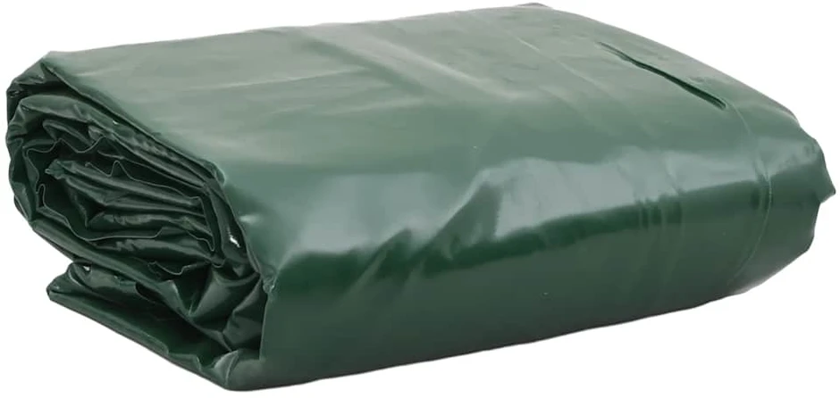 Tentinis audinys 650g / m² Žalia 3 x 4 m Drobė su PVC danga