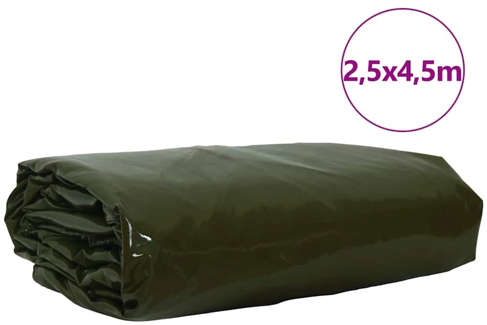 Tentinis audinys 650g / m² Alyvuogių žalia 2,5 x 4,5 m