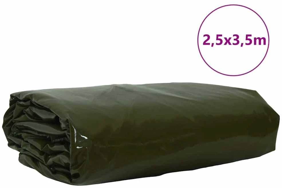 Tentinis audinys 650g / m² Alyvuogių žalia 2,5 x 3,5 m
