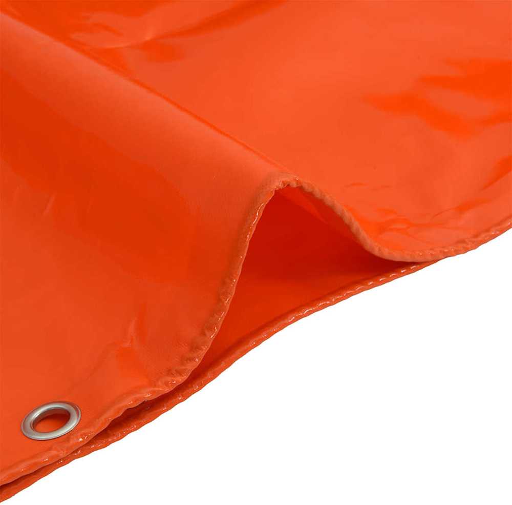 Tentinis audinys 650g / m² Oranžinė 1 x 2,5 m Drobė su PVC danga