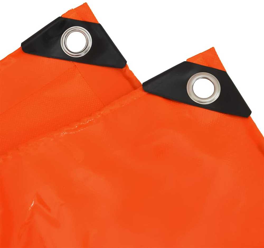 Tentinis audinys 650g / m² Oranžinė 1,5 x 2 m Drobė su PVC danga