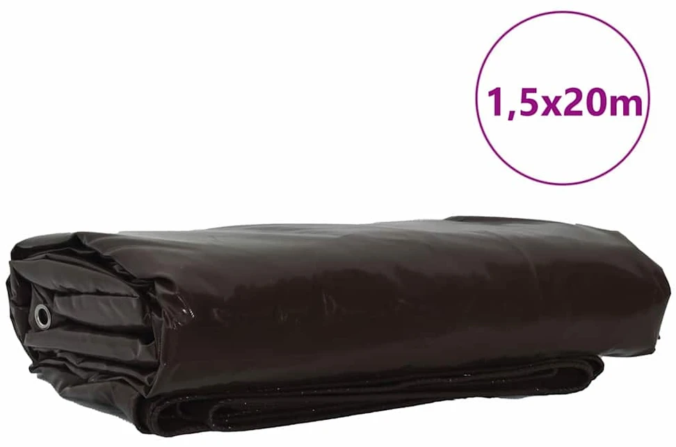 Tentinis audinys 650g / m² Ruda 1,5 x 20 m Drobė su PVC danga