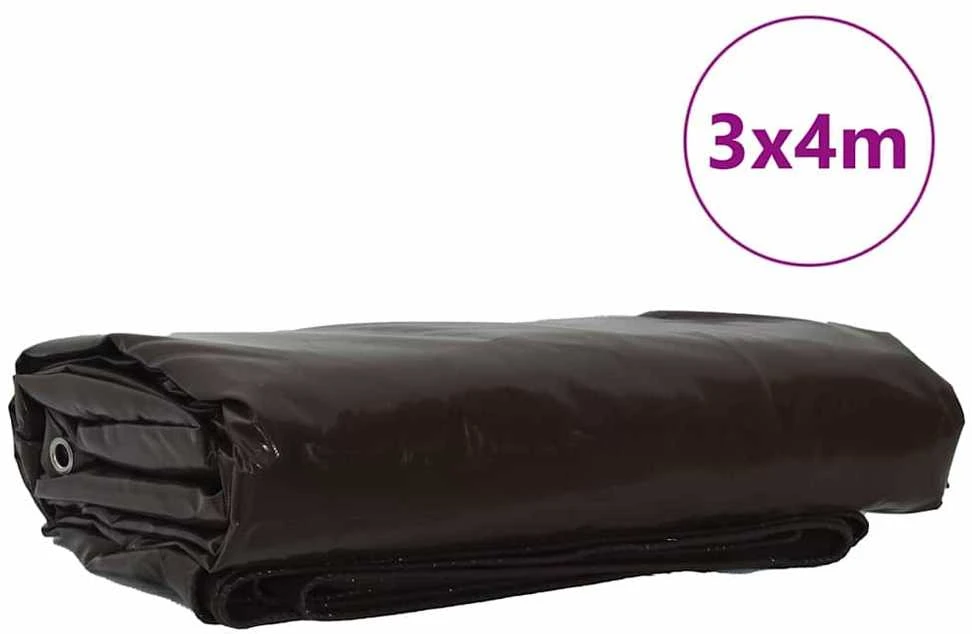 Tentinis audinys 650g / m² Ruda 3 x 4 m Drobė su PVC danga