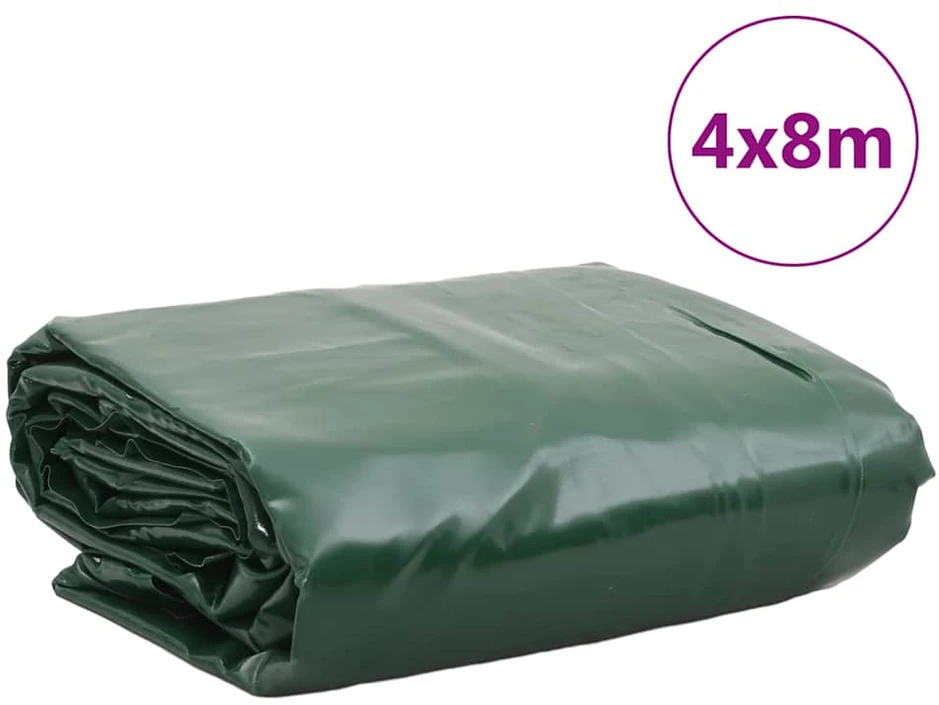 Tentas, žalios spalvos, 4x8m, 600g/m²