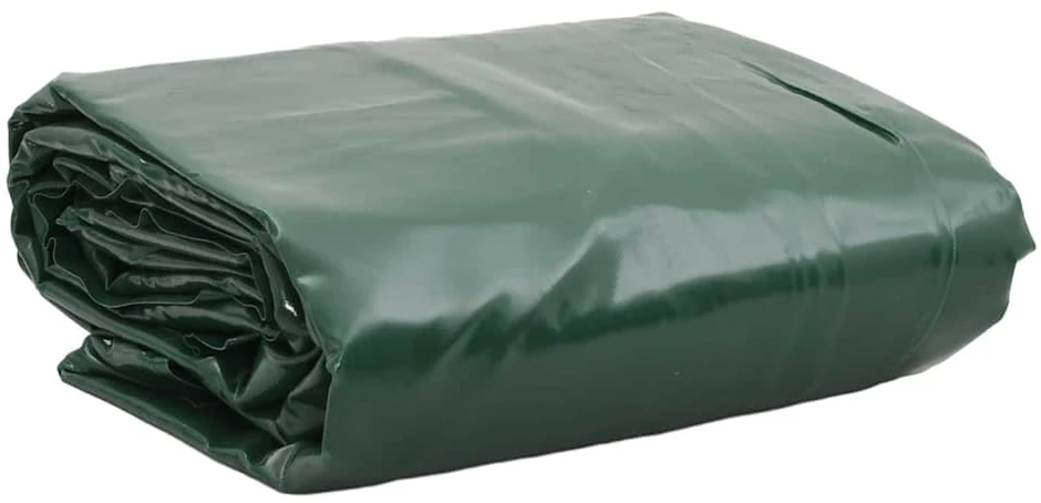 Tentinis audinys 650g / m² Žalia 5 x 7 m Drobė su PVC danga
