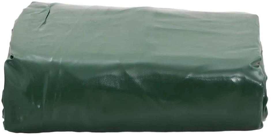 Tentinis audinys 650g / m² Žalia 5 x 7 m Drobė su PVC danga
