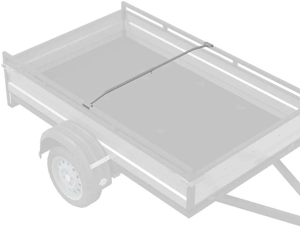 Tentų laikiklis priekaboms Sidabrinė 102-155 cm Aliuminis