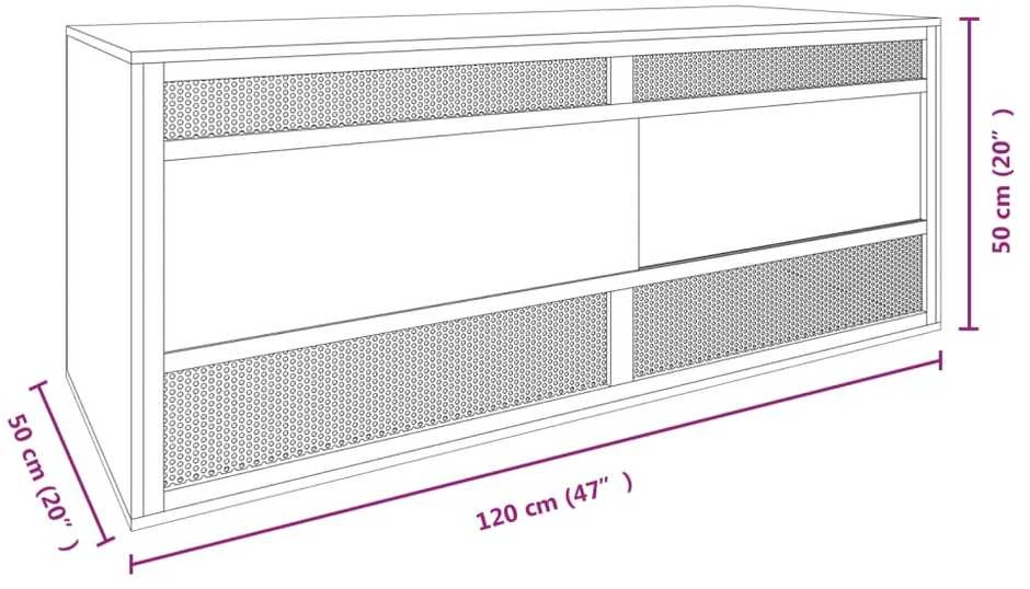 Terariumas, 120x50x50cm, apdirbta mediena