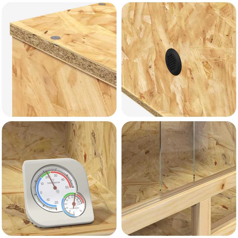 Terariumas Ruda 80 x 50 x 100 cm OSB