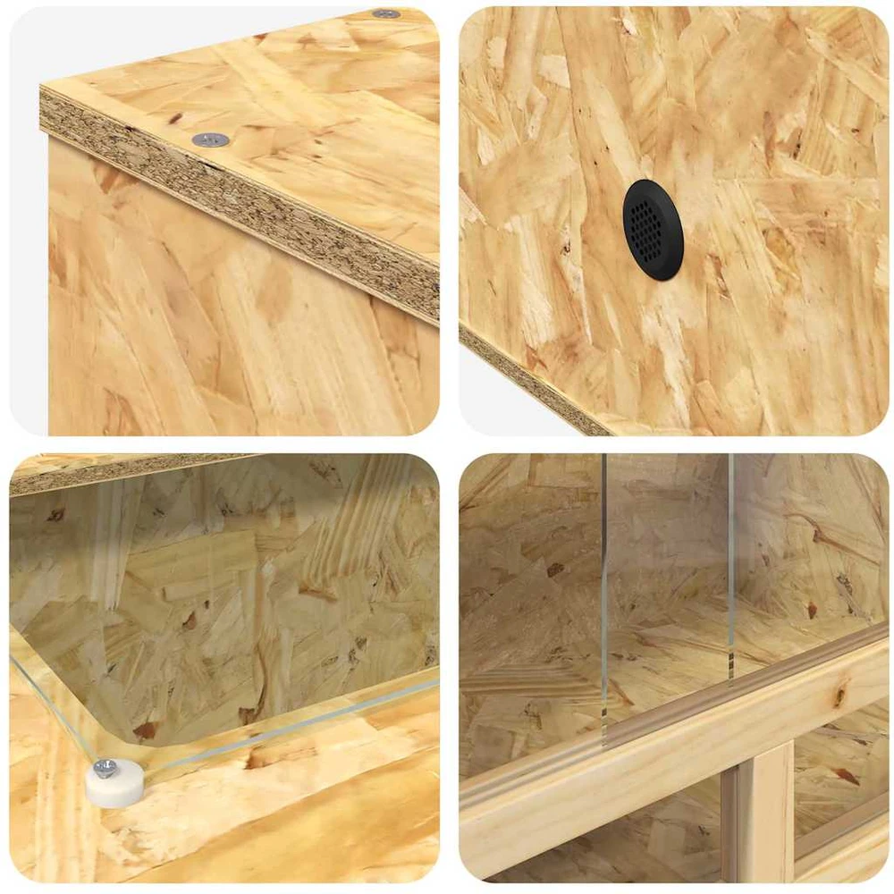 Terariumas Ruda 80 x 50 x 100 cm OSB