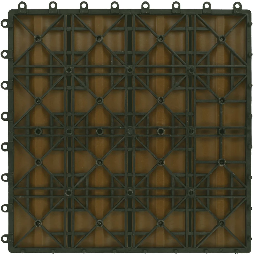 Terasinė Plytelė 3D dizainas 11 vnt. Tikmedis 30 x 30 cm WPC