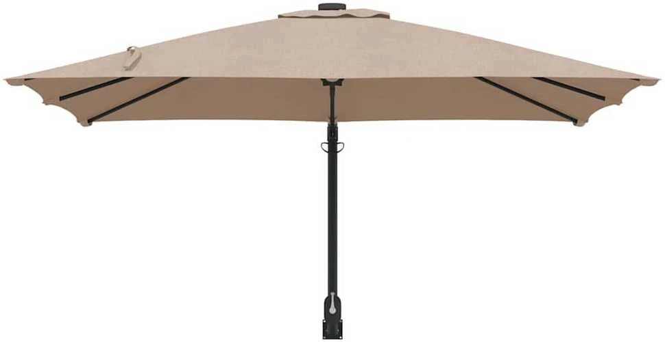Sodo skėtis 248,5 x 247,5 x 160 cm Poliesteris ir plienas