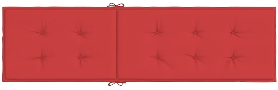 Terasos kėdės pagalvėlė, raudonos spalvos, (75+105)x50x4cm