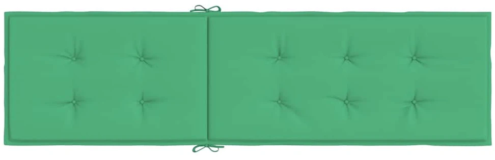 Terasos kėdės pagalvėlė, žalios spalvos, (75+105)x50x4cm