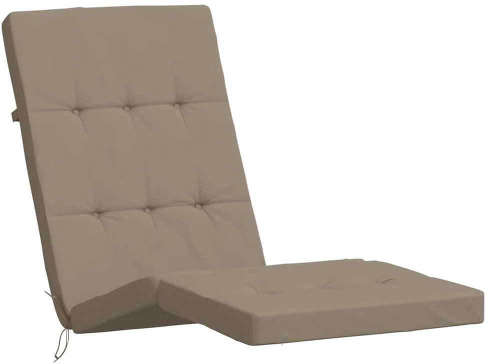 Terasos kėdės pagalvėlės, 2vnt., taupe, oksfordo audinys
