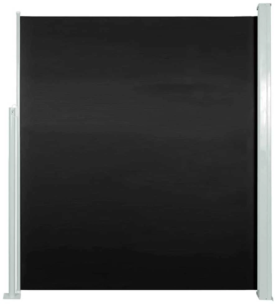 Terasos pertvara, juoda, 160 x 300 cm