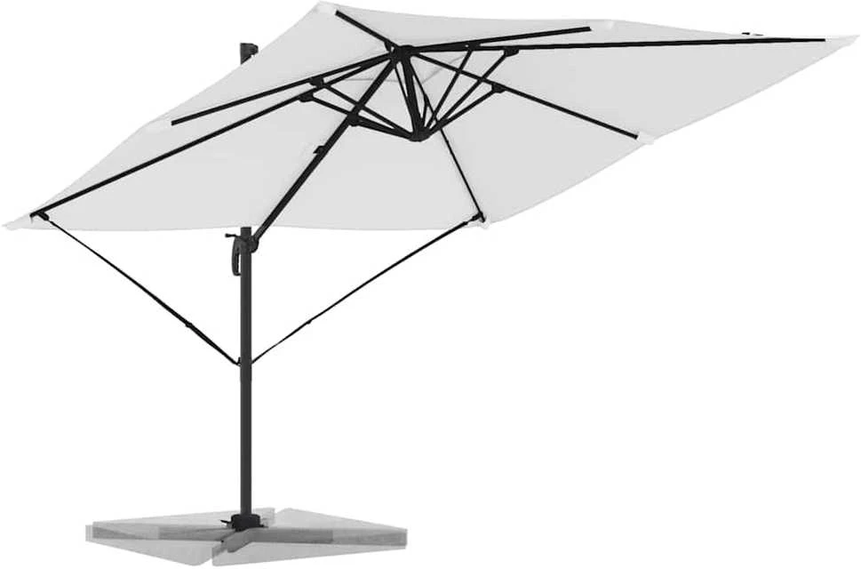 Roma Parasol Smėlio 286 x 284 x 265 cm Aliuminis ir poliesteris