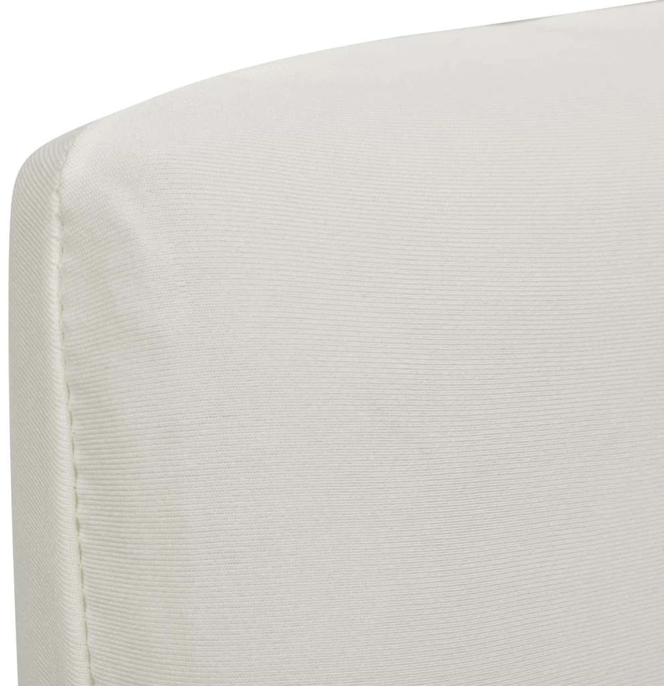 Tiesūs įtempiami kėdžių užvalkalai, 6vnt., kreminės spalvos