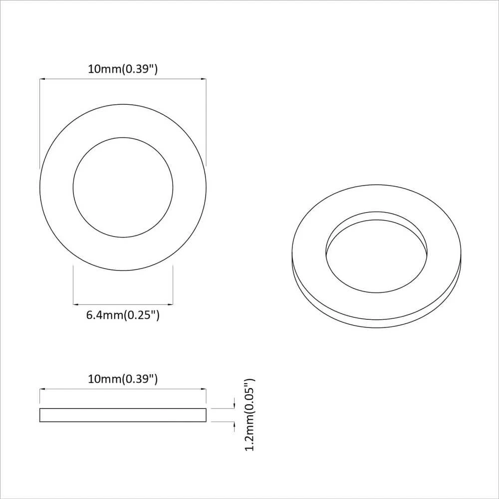 Plovimo įrankiai 12 vnt. Sidabro 10 x 10 x 1,2 mm Geležis