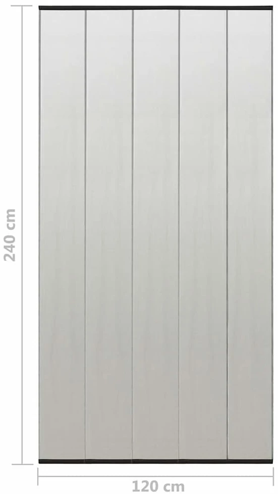 Tinklelis durims nuo vabzdžių, 5 dalių, juodas, 120x240cm