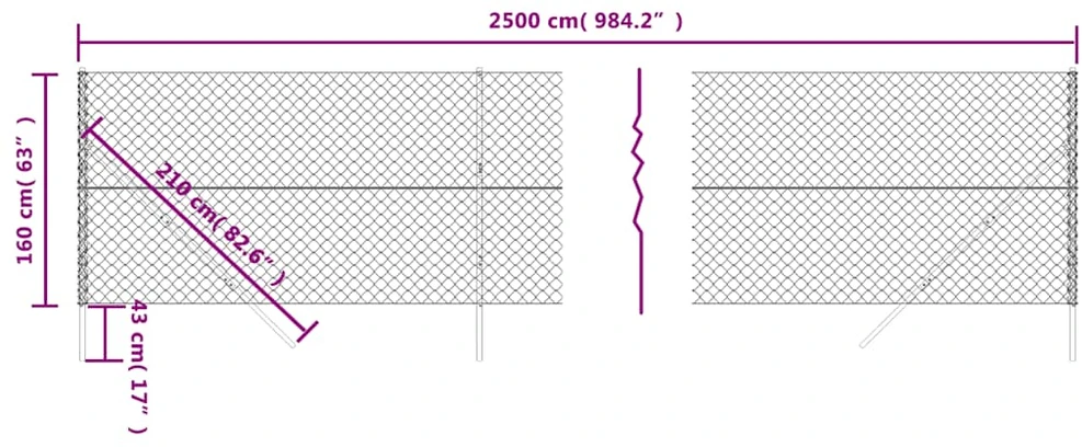 Tinklinė tvora, žalios spalvos, 1,6x25m