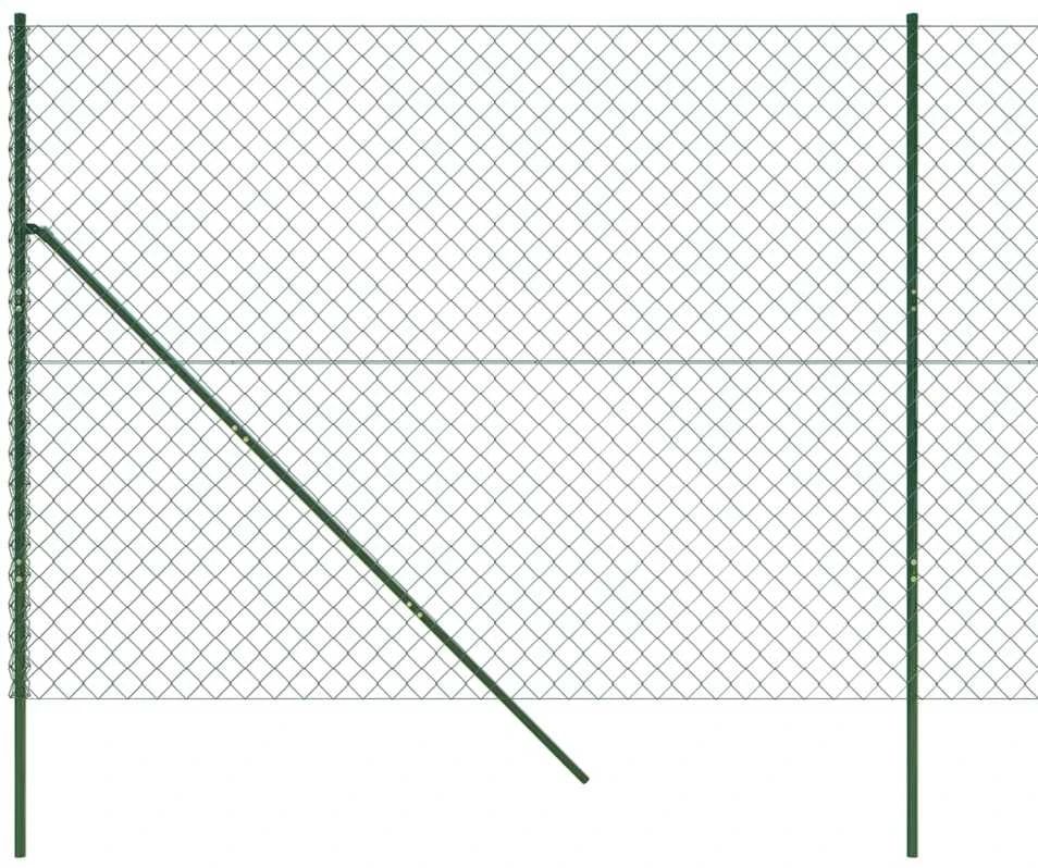 Tinklinė tvora, žalios spalvos, 1,6x25m