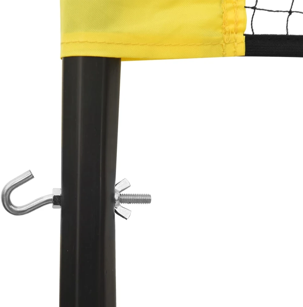 Tinklinio tinklas, geltonas ir juodas, 823x244cm, PE audinys