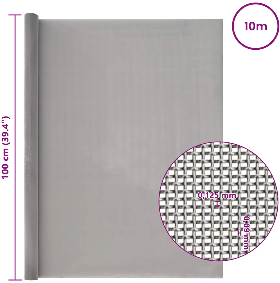 Tinklinis ekranas 120 mesh 100 x 1000 cm