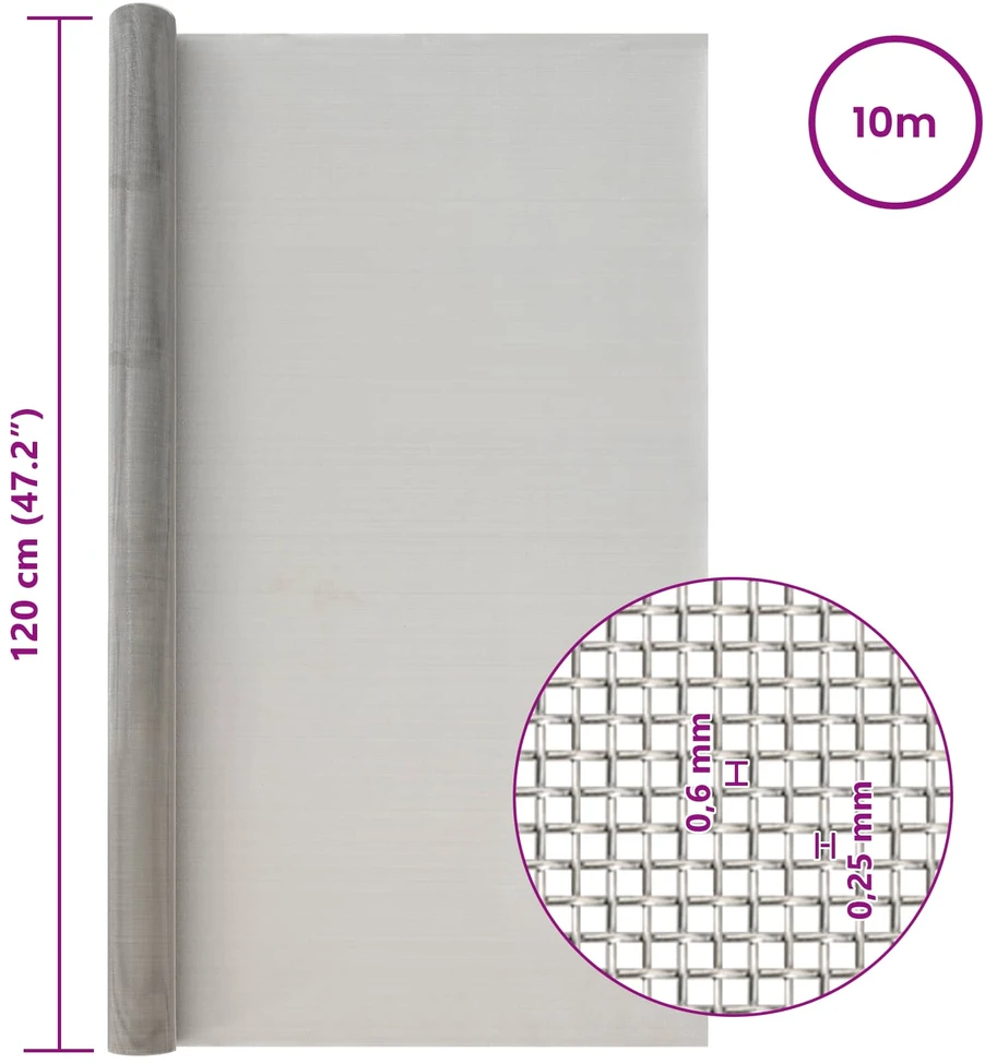 Tinklinis ekranas 30 mesh 120 x 1000 cm