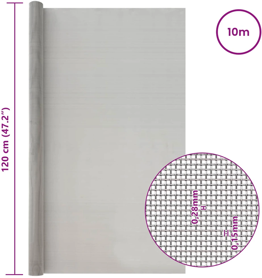 Tinklinis ekranas 60 mesh 120 x 1000 cm