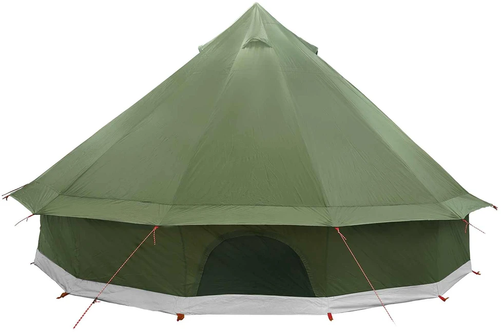 Tipi palapinė 10 asmeniui Armijos Žalia Poliesteris ir plienas
