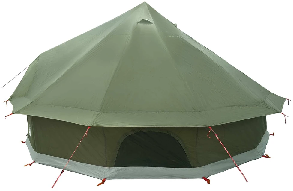 Tipi palapinė 10 asmeniui Armijos Žalia Poliesteris ir plienas